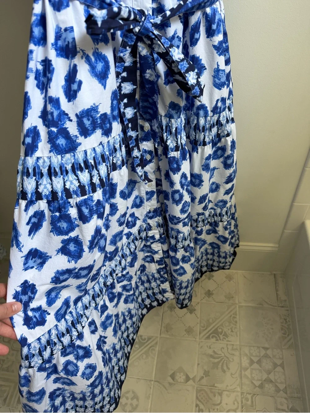 A&F Tiered Floral Maxi